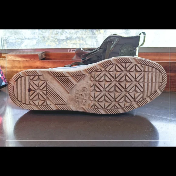 Converse insulated winter high tops size men's 10 women's 12 - Picture 4 of 5